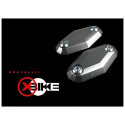 Spiegelabdeckung zu Verschalung XBIKE in SILBER zu Kawasaki 2
