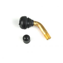 Ventil gerade/schwarz für Tubelessfelge (TR413) - Länge 25mm