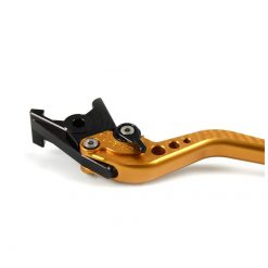 Kupplungshebel PAZZO RACING STARR - KURZ in gold / Versteller in schwarz (C