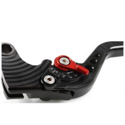 Kupplungshebel PAZZO RACING STARR - KURZ in schwarz / Versteller in rot (CH