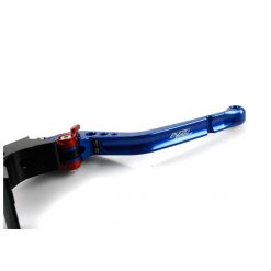 Kupplungshebel PAZZO RACING STARR - LANG in blau / Versteller in rot (CH- H