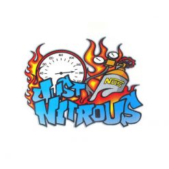 Sticker 4R Just Nitrous (10 x 12cm)