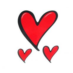 Sticker 4R Baci & Abracci (10 x 12cm)