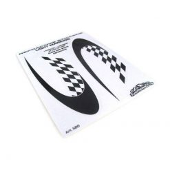 Sticker-Set 4R RACING reflektierend (13 x 9.5cm) für Helm oder an Carrosse