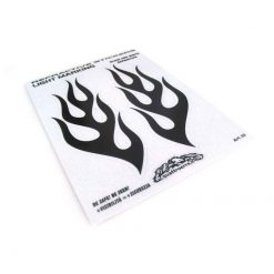 Sticker-Set 4R FLAME reflektierend (13 x 9.5cm) für Helm oder an Carrosser