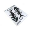 Sticker-Set 4R FISH reflektierend (13 x 9.5cm) für Helm oder an Carrosseri