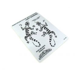 Sticker-Set 4R GEKO reflektierend (13 x 9.5cm) für Helm oder an Carrosseri