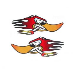 Sticker 4R Smoking Duck (10 x 12cm)