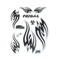 Sticker-Set 4R TRIBAL II (20 x 24cm) in schwarz
