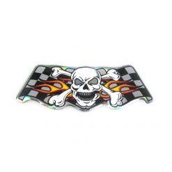 Sticker 4R 3D Skull aus Silikon (70 x 25mm)