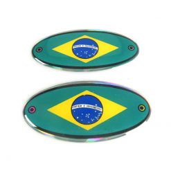 Sticker 4R (Paar) 3D MOTO SPORT OVAL Brasil