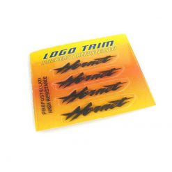 Logo-Trim 4R HORNET (4er Set) mit 3M Technologie in SCHWARZ-METALLIC