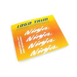 Logo-Trim 4R NINJA (4er Set) mit 3M Technologie in WEISS