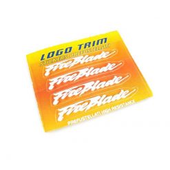 Logo-Trim 4R FIREBLADE (4er Set) mit 3M Technologie in WEISS