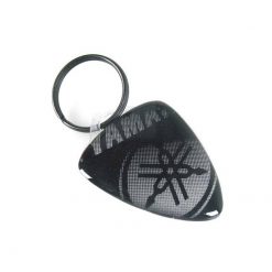 Schlüsselanhänger 4R 3D KEY SHIELD in GLITER-SILBER mit YAMAHA Logo