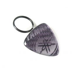 Schlüsselanhänger 4R 3D KEY SHIELD in CARBON-SILBER mit YAMAHA Logo