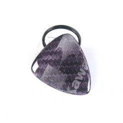 Schlüsselanhänger 4R 3D KEY SHIELD in CARBON-SILBER mit KAWASAKI Logo