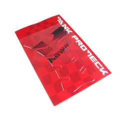 Tank Protektor 4R 3D RACING KAWASAKI in SUPER-TRANSPARENT mit Logo