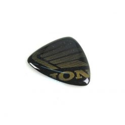 Sticker 4R 3D BIKE SHIELD in GLITER-GOLD (40 x 35/10mm) mit HONDA Logo