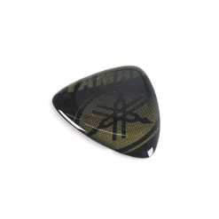 Sticker 4R 3D BIKE SHIELD in GLITER-GOLD (40 x 35/10mm) mit YAMAHA Logo