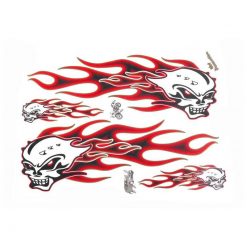 Sticker-Set 4R FLAMING BRAIN (35 x 25cm)