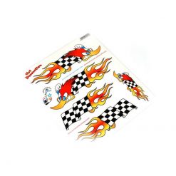 Sticker-Set MERYT Smoking Duck/Flag (14 x 16cm)