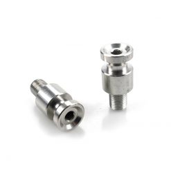 Ständeraufnahme XBIKE (Paar) UNIVERSAL in Silber mit Gewinde M12 x 1.00mm