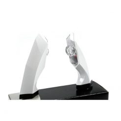 Blinker BKR (Paar) BLADE EYE-SHOT in WEISS mit LED (Metallgehäuse) E-Homol