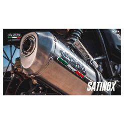 Auspuff GPR Satinox in inox zu Aprilia (CH-Hom)