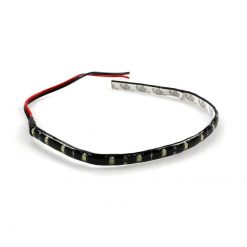 LED-Silikonband XENON (60cm) mit 15 GELB kleinen SMD-LED (Band in Schwarz)