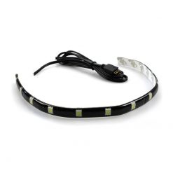 LED-Silikonband XENON (30cm) mit 15 WEISSEN grossen SMD-LED (Band in Schwa