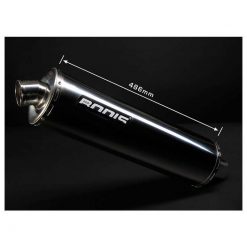 Auspuff BODIS OVAL 1MK G54 in INOX (SS) zu Suzuki (CH- Homologiert)