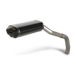 Auspuff AKRAPOVIC SLIP-ON in CARBON mit CARBON-ENDCAP zu Honda (CH Homolog
