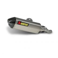 Auspuff AKRAPOVIC SLIP-ON in TITAN mit CARBON-ENDCAP zu Honda (CH Homologi