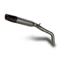 Auspuff AKRAPOVIC SLIP-ON in TITAN mit CARBON-ENDCAP zu Honda (CH Homologi