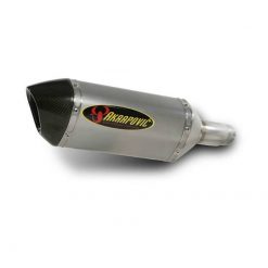 Auspuff AKRAPOVIC HEXAGONAL (SLIP-ON) in TITAN mit CARBON-ENDCAP zu Honda