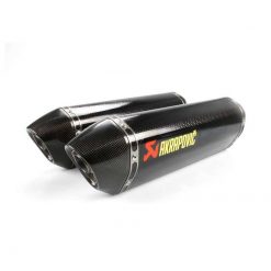 Auspuff AKRAPOVIC HEXAGONAL (SLIP-ON) in CARBON mit CARBON-ENDCAP zu Kawas