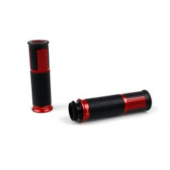 Griffe RIZOMA (Paar) STREET - LUX (Ø 22 x 190mm) aus Alu in ROT/SCHWARZ (o