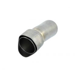 Dezibelkiller AKRAPOVIC in V4A zu HEXAGONAL (Aussen: 65 x 46mm / Innen: 38