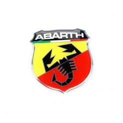 Sticker ABARTH 3D SCUDETTO (Höhe: 50mm)