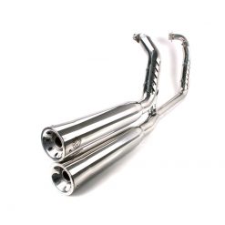 Auspuffanlage FALCON DOUBLE GROOVE (2 in 2) in Inox zu Suzuki (CH-Homologi