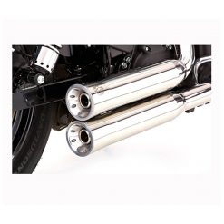 Auspuffanlage FALCON DOUBLE GROOVE (2 in 2) in Inox zu Yamaha (CH-Homologi
