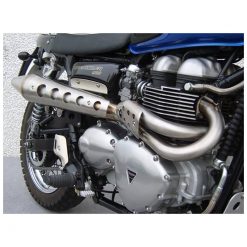 Auspuffanlage ZARD PIPE - HIGH POSITION (2 in 1) in Inox zu Triumph (CH- H