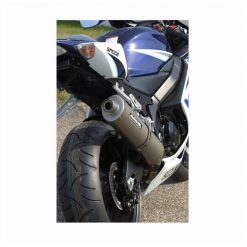 Auspuff BODIS OVAL 1MK G in TITAN (TI) zu Suzuki (CH- Homologiert)