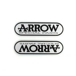 Sticker-Set 4R ARROW (10 x 12cm) in Schwarz/Silber