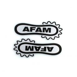 Sticker-Set 4R AFAM (10 x 12cm) in Schwarz/Silber