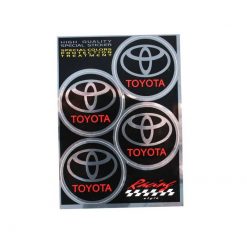 Sticker-Set 4R TOYOTA (Ø 48mm - 130 x 95mm)