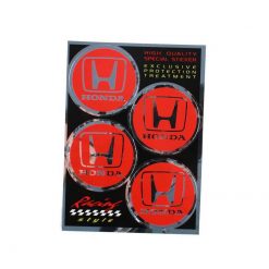Sticker-Set 4R HONDA (Ø 48mm - 130 x 95mm)