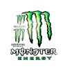 Sticker 4R MONSTER ENERGY (35 x 50cm) in SCHWARZ/GRÜN