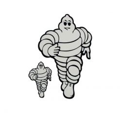 Sticker 4R MICHELIN MANN (10 x 12cm) in Weiss